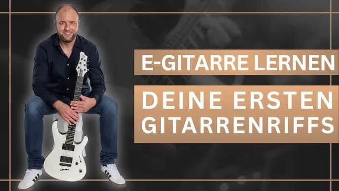 E-Gitarre lernen mit YouTube: Dein kostenloser Lernpfad