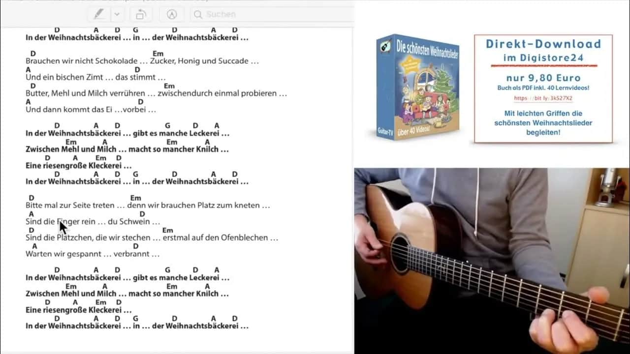 In der Weihnachtsbäckerei: Der vollständige Liedtext zum Mitsingen